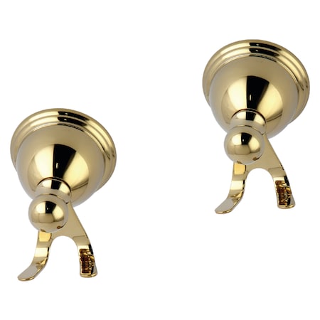 Kingston Brass Restoration Robe Hook, Polished Brass BAK3967PB